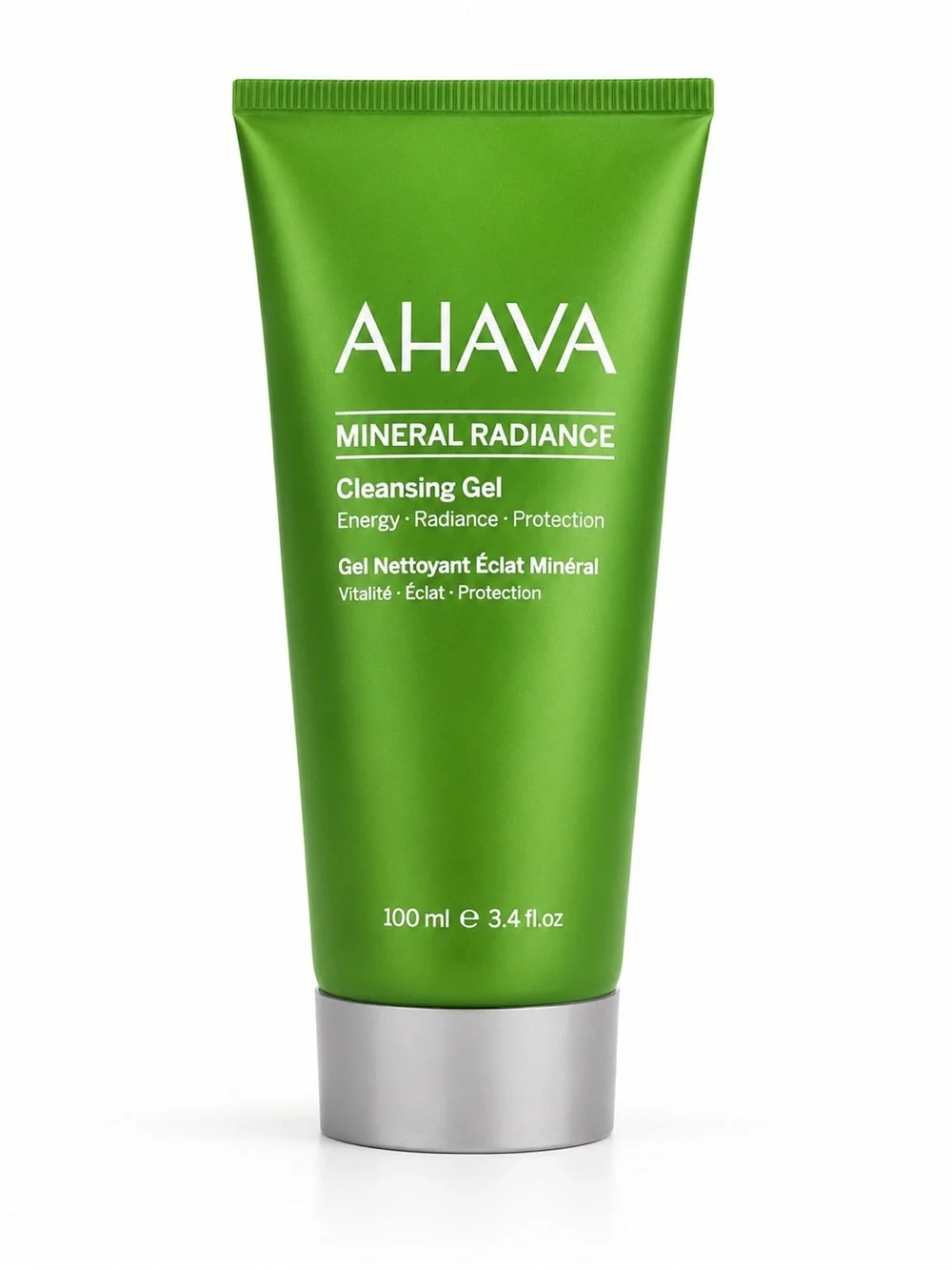 AHAVA Mineral Radiance Cleansing Gel 3.4 oz Face Cleanser Dead Sea Minerals